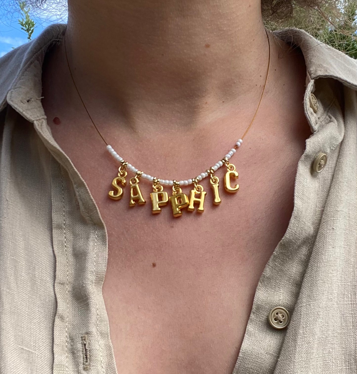 Ivory Sapphic Necklace