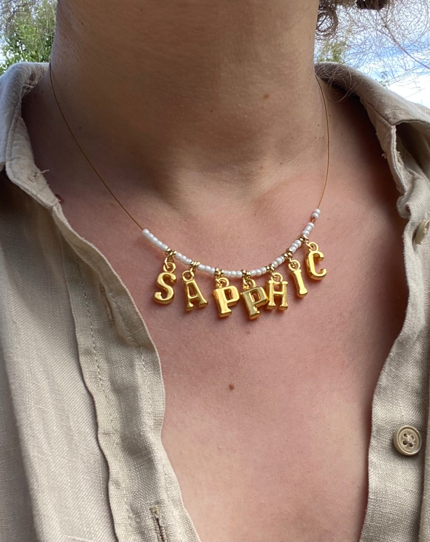 Ivory Sapphic Necklace