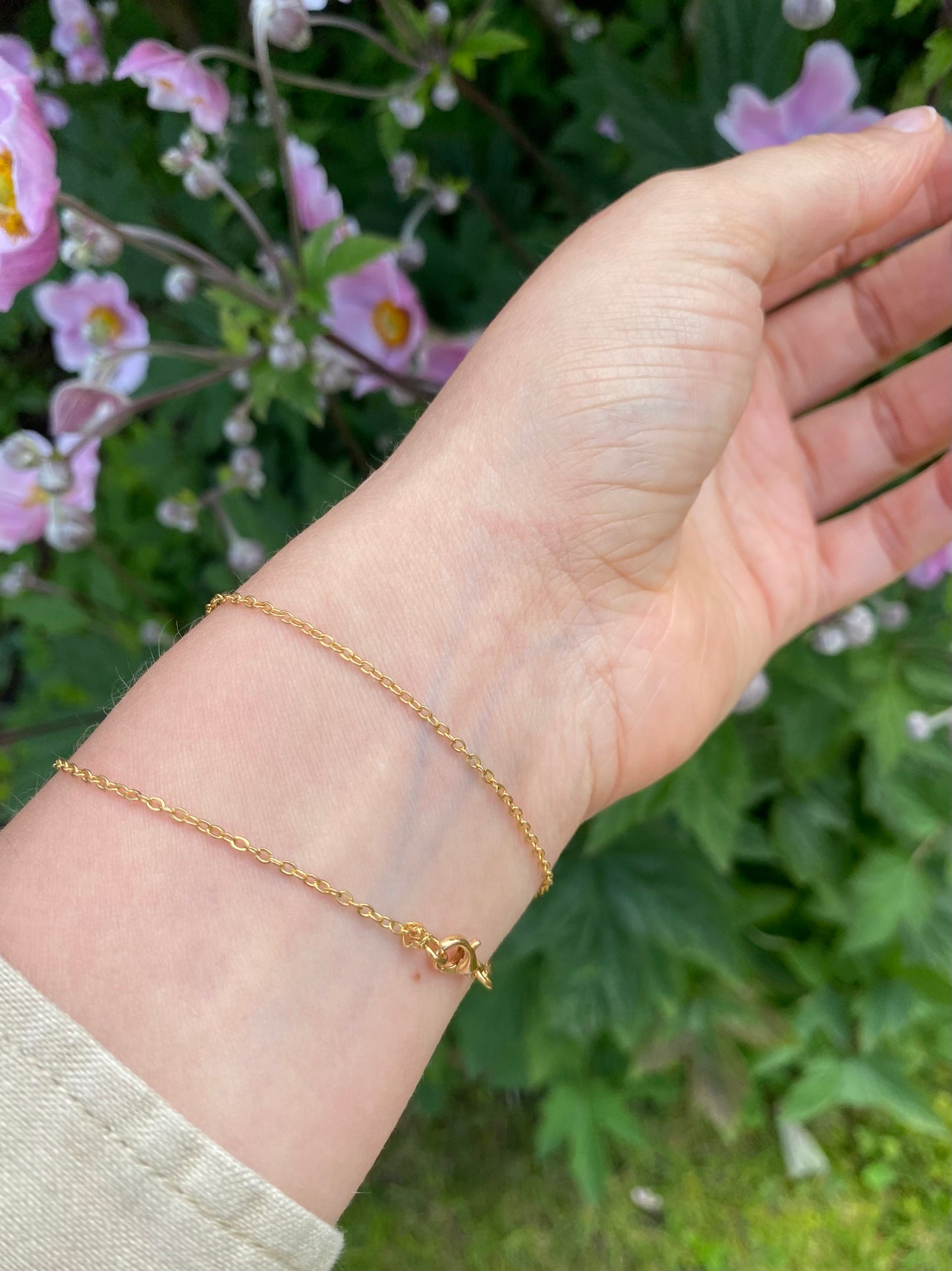 Golden Double Chain Bracelet