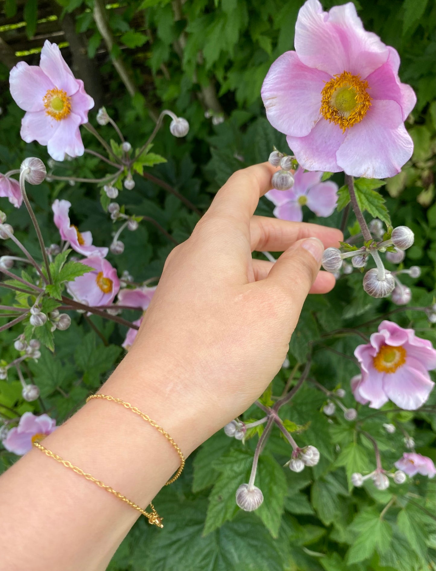 Golden Double Chain Bracelet