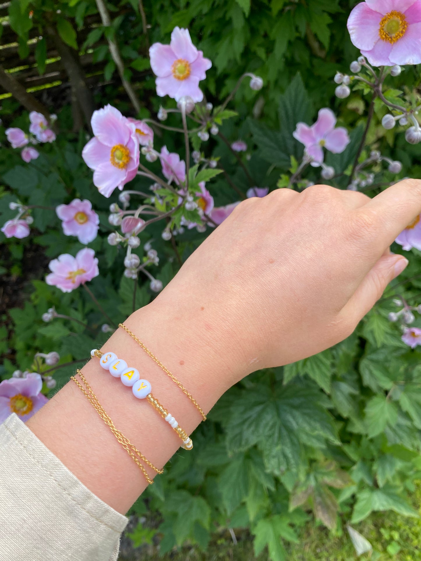 Golden Double Chain Bracelet