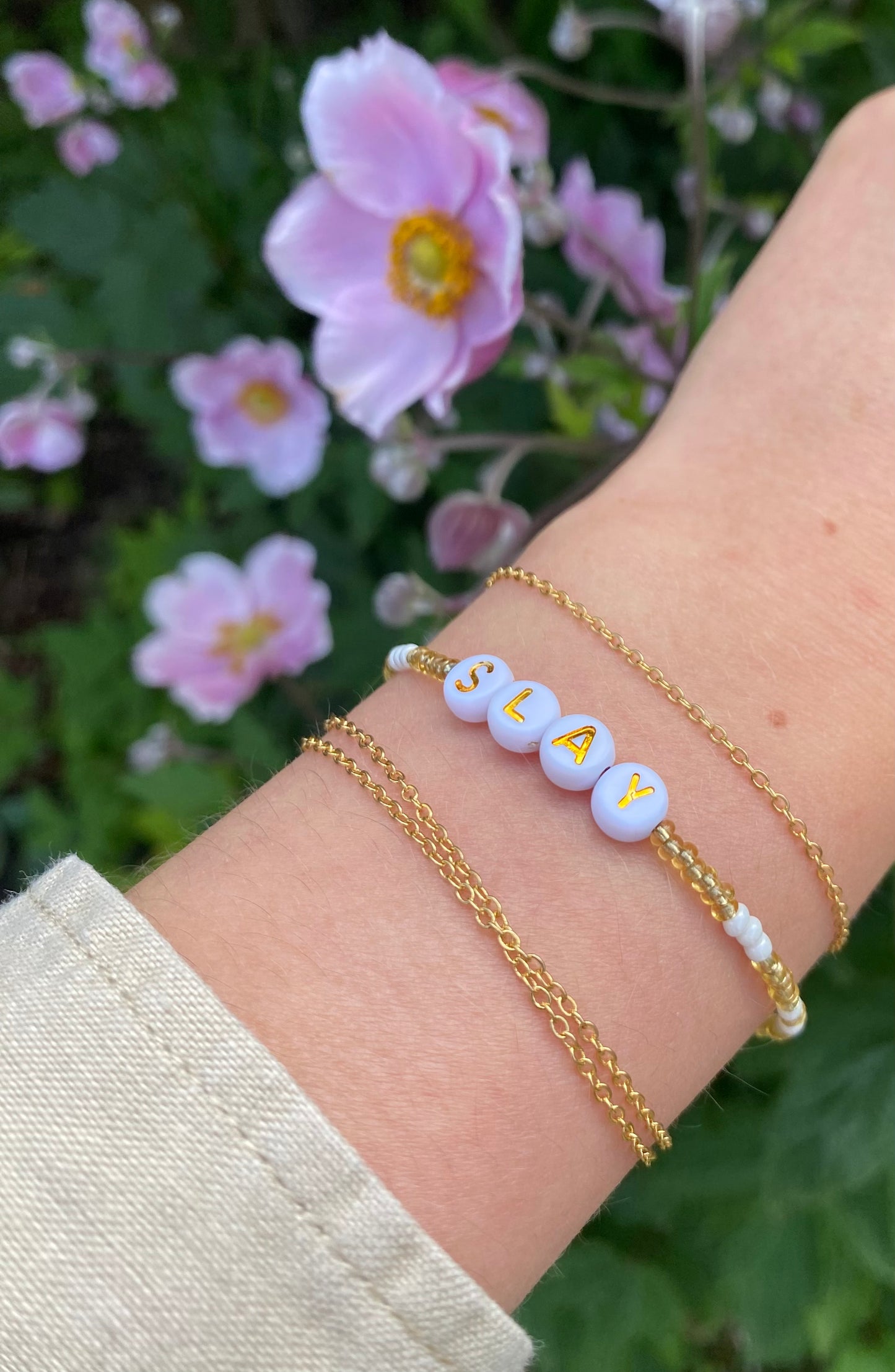 Golden Double Chain Bracelet