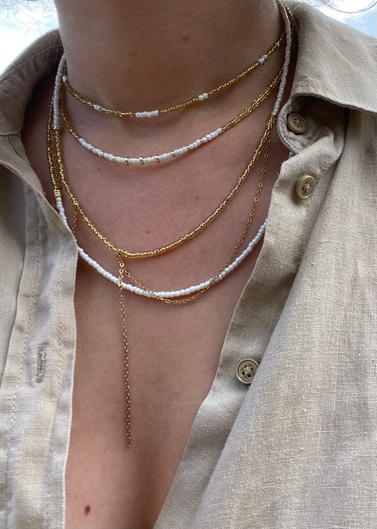 Ivory Beaded Necklace