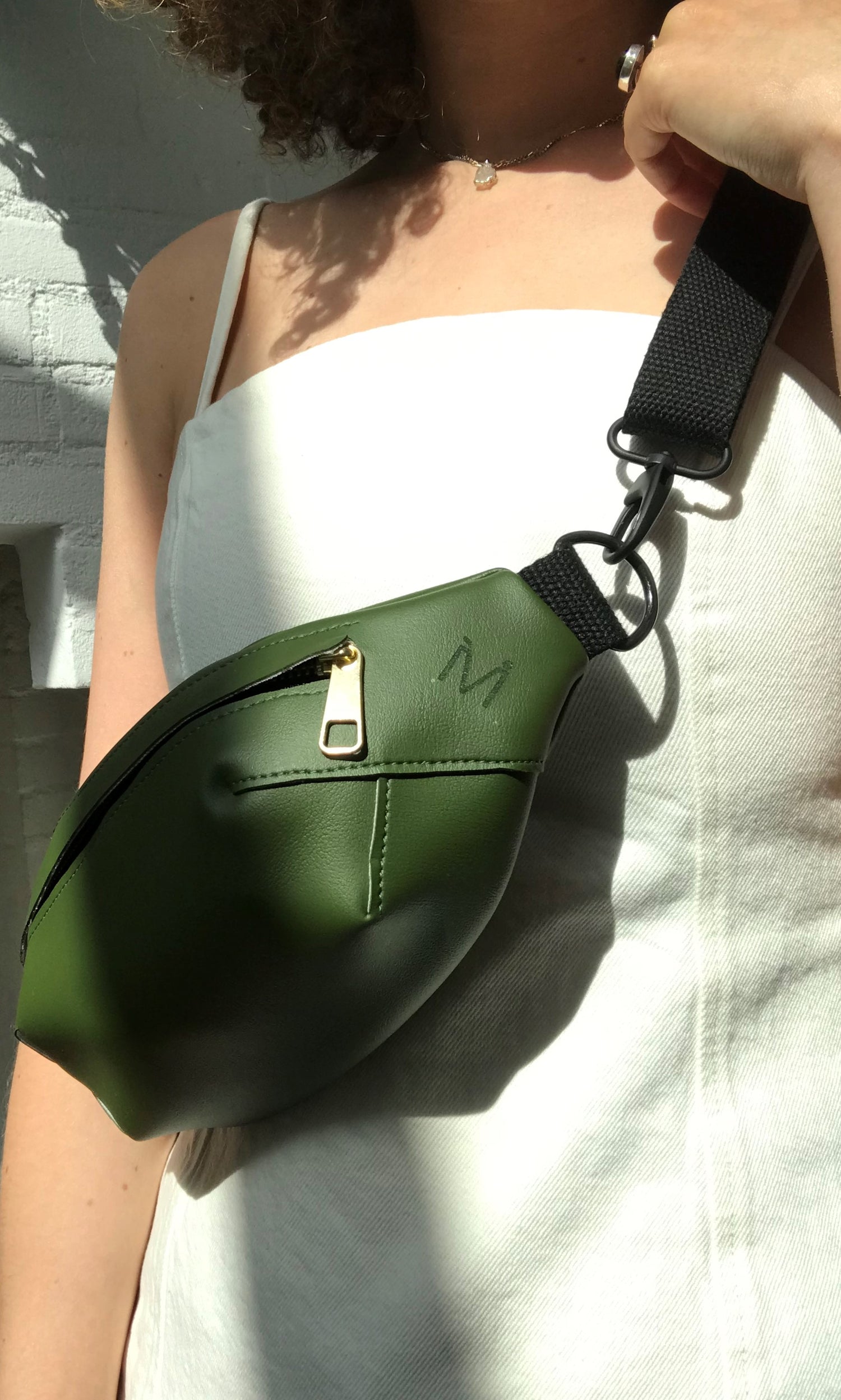 Vegan leather bum bag, Collection 2022